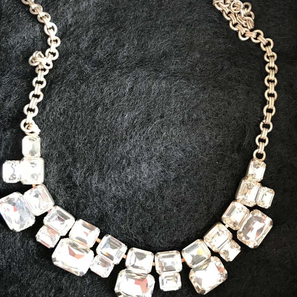Statement Rhinestone Necklace - Picture 2 of 8